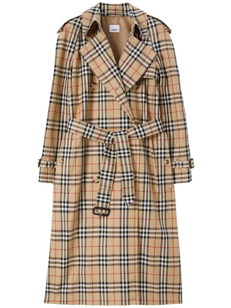 burberry vintage check trench coat|Burberry trench coat original.